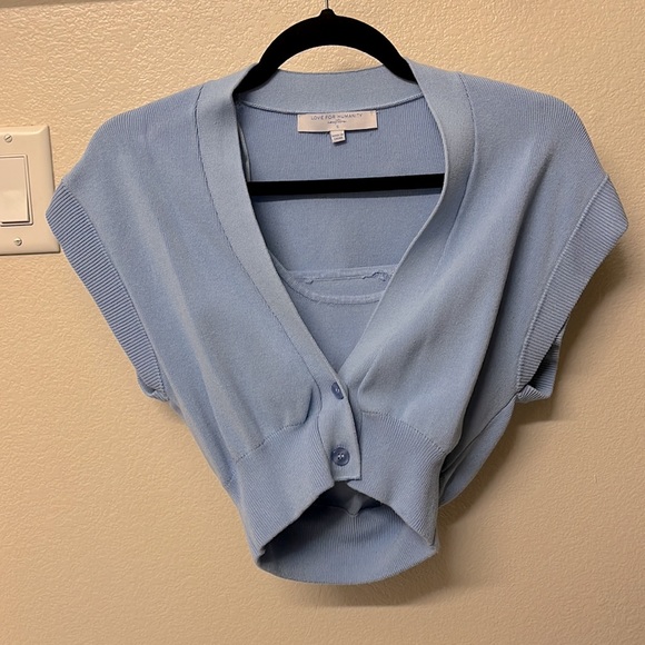 Cropped sweater & top - Picture 2 of 3